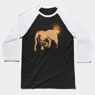 Fire Angel Demon Baseball T-Shirt